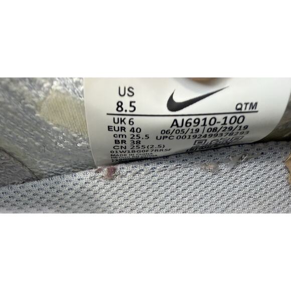 Nike Women’s Air VaporMax Flyknit 3 Gray Running Shoes Sneakers Size 8.5 - Picture 12 of 13